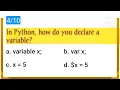 Python top 10 interview mcq question with answer - part 2