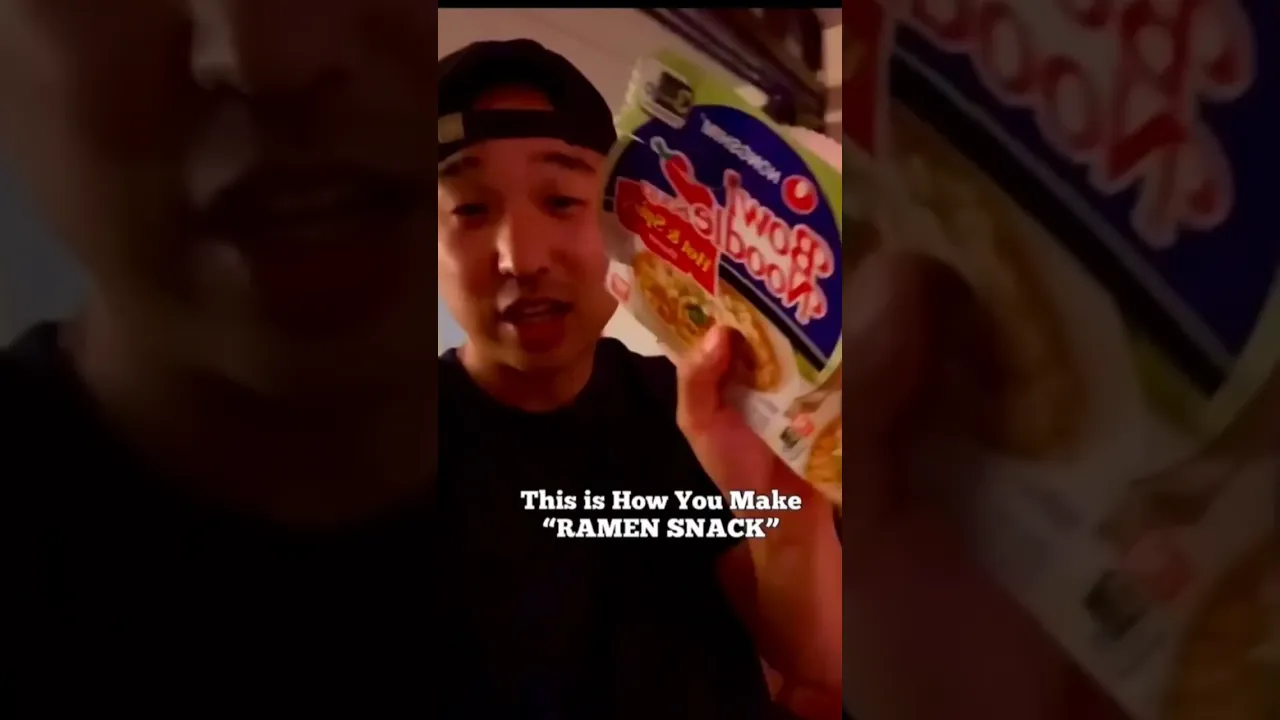 How To Eat Ramen Snack 