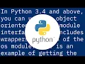 How do I get file creation and modification