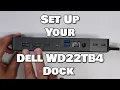 Set Up Your Dell WD22TB4 Dock