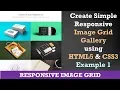 Create Responsive Image Grid Gallery using HTML5 and CSS3 Flexbox Example 1