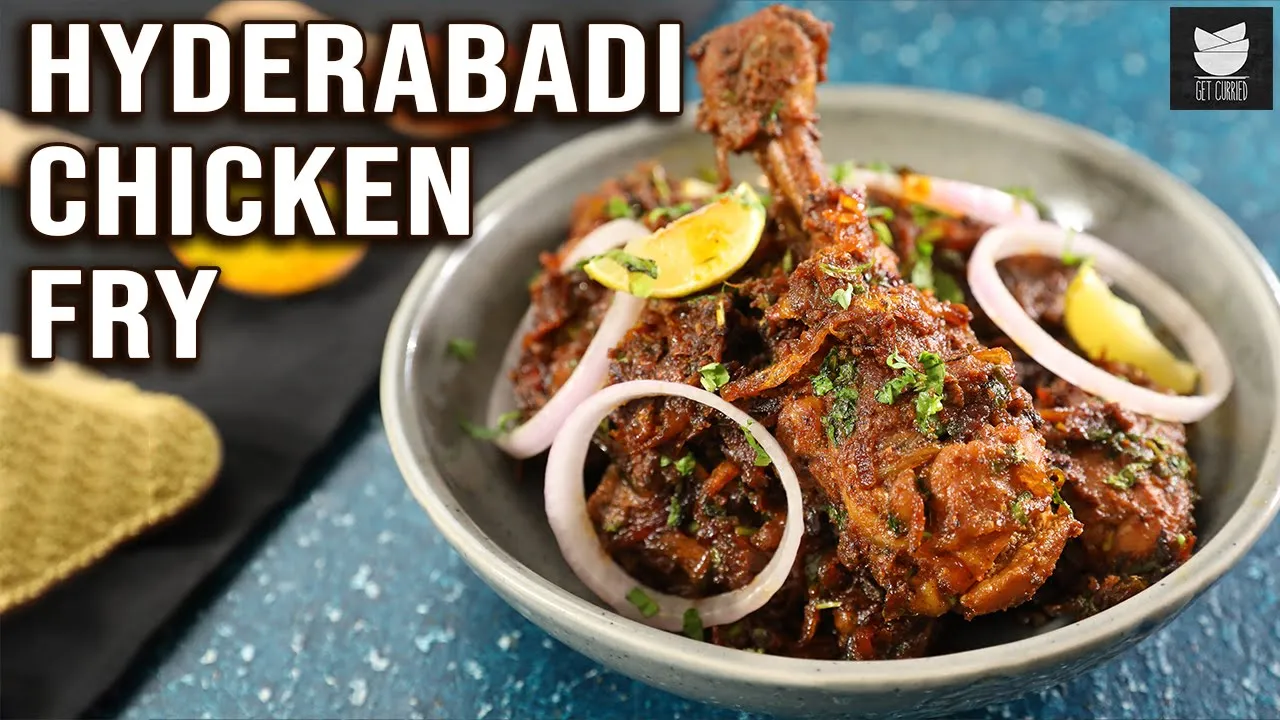 Hyderabadi Chicken Fry   Street Style Tawa Chicken   Pan Fried Chicken By Prateek   Get Curried