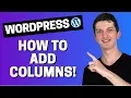 How to Add Multi Column Content in WordPress Posts