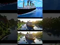 “Minecraft Titanic 🚢 … 💔 | My Heart Will Go On – Céline Dion 🎶 #shorts #minecraft #titanic #build”
