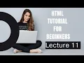 Nested Lists in HTML HTML Tutorial for Beginners