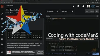 Learn JavaScript Codewars 7 kyu Season 2 - Count the Divisors of a Number