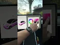 Tesla can magically change its paint color modely