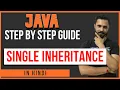 Java tutorial in Hindi for beginners Single inheritance in Hindi single inheritance in JAVA