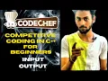 Learn Competitive Coding Codechef Beginner Solution c Input Output Competitive coding
