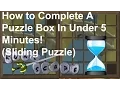 Runescape - How To Complete A Puzzle Box In Under 5 Minutes Everytime