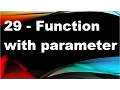 java tutorials urdu NFN 29 - Function with parameters