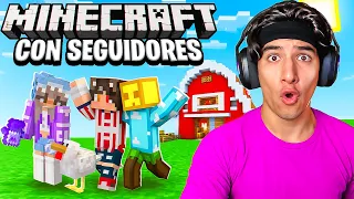 MINECRAFT🔴CON🔴SEGUIDORES🔴 | ManuritersSMP #1