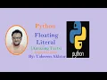Floating Literal in Python Unique information