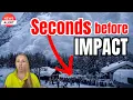 Massive Avalanche Near Mont Blanc Caught on Camera Skiers RUNNING