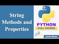 String methods and Properties in Python Learn Python in Urdu