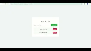 To-Do List WebL Lab - 3