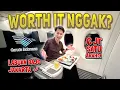 Lagu Cuma Terbang 2 Jam Bayar Rp6JT😱⁉️ WORTH IT gak naik Garuda BUSINESS CLASS rute domestik?🤔 LBJ-CGK✈️