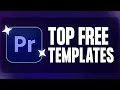 Best Free Premiere Pro Template Sites Save Hours of Work