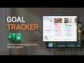 Goal Planner Spreadsheet - Goal Vision Board