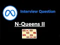 N-Queens II - Leetcode 52