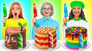 Me Vs Grandma Cooking Challenge Amazing Kitchen Tricks By Multi DO Challenge 