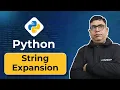 Python String Expansion by Tanay Sir Learn Python - CodeSquadz