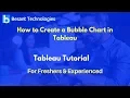 How to Create a Bubble Chart in Tableau Tableau Tutorial For Beginners