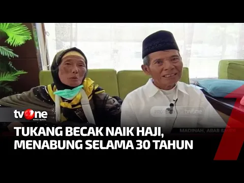 Menabung Selama 30 Tahun, Tukang Becak Naik Haji