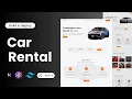 Build Deploy Modern Car Rental and Services Website HTML CSS Bootstrap Swiper js