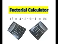How to build a factorial calculator using code