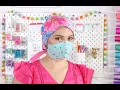 LIVE Sew a Surgical Scrub Cap with FREE Pattern with Sweet Red Poppy