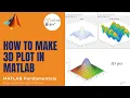 How to make 3D Plot in MATLAB MATLAB Fundamentals MATLABHelper
