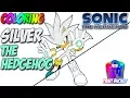 Silver the Hedgehog Coloring Pages - Sonic the Hedgehog Games Coloring Book for Kids
