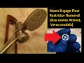 Moen Magnetix Engage Showerhead 26009 26010 26013 Flow Restrictor Removal also newer Attract Verso