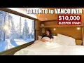 Lagu 🇨🇦5 DAYS on Canada's $10,000 Luxury Sleeper Train in the Heavy Snow | The Canadian Toronto→Vancouver
