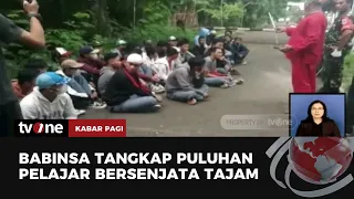 Download Hendak Tawuran, Puluhan Pelajar Bersenjata Tajam ditangkap Anggota Babinsa | Kabar Pagi tvOne MP3