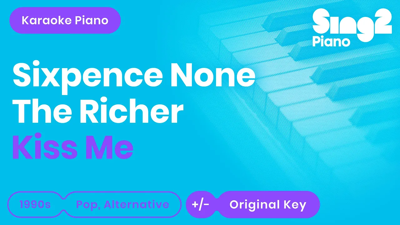 Sixpence None The Richer - Kiss Me (Karaoke Piano) Sixpence None The Richer - Kiss Me (Karaoke Piano)