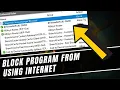 How to Block Program From Accessing Internet Windows EASY