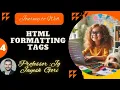 HTML Tutorial for Beginners - Lesson 4 HTML Formatting Tags Practical Demo