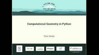 Tyler Reddy - Computational Geometry in Python