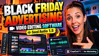 CapCut PC+Black Friday Marketing | Dos anuncios de un solo vídeo con AI Video Editor