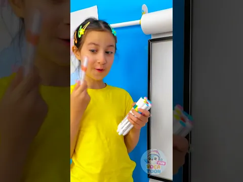 Create a Fun Art Wall for Kids with a DIY Easel 🎨 #KidsCrafts #FamilyFun