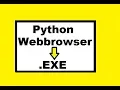 Python Webbrowser compile to exe