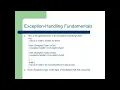 Java Exception Handling Part 1