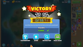 BTD6 Race Lotus Island Top 10 2 59 Boomerang Tack Strat Steps in Description