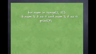 FIZZ BUZZ PYTHON Solution