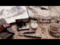 Lagu CREATIVE DAYS ❀ Sketching, slow stitching, new art books, inspiration