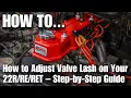 How to Adjust Valve Lash on Your RET - Step-by-Step Guide