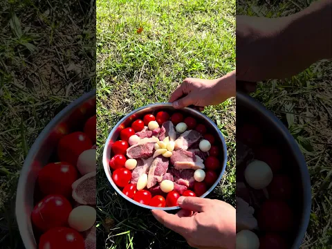Toprak Çukurunda Et Pişirdik | Camla Kapatarak İzledik