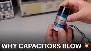Failed Start Capacitor from Heat Pump Teardown